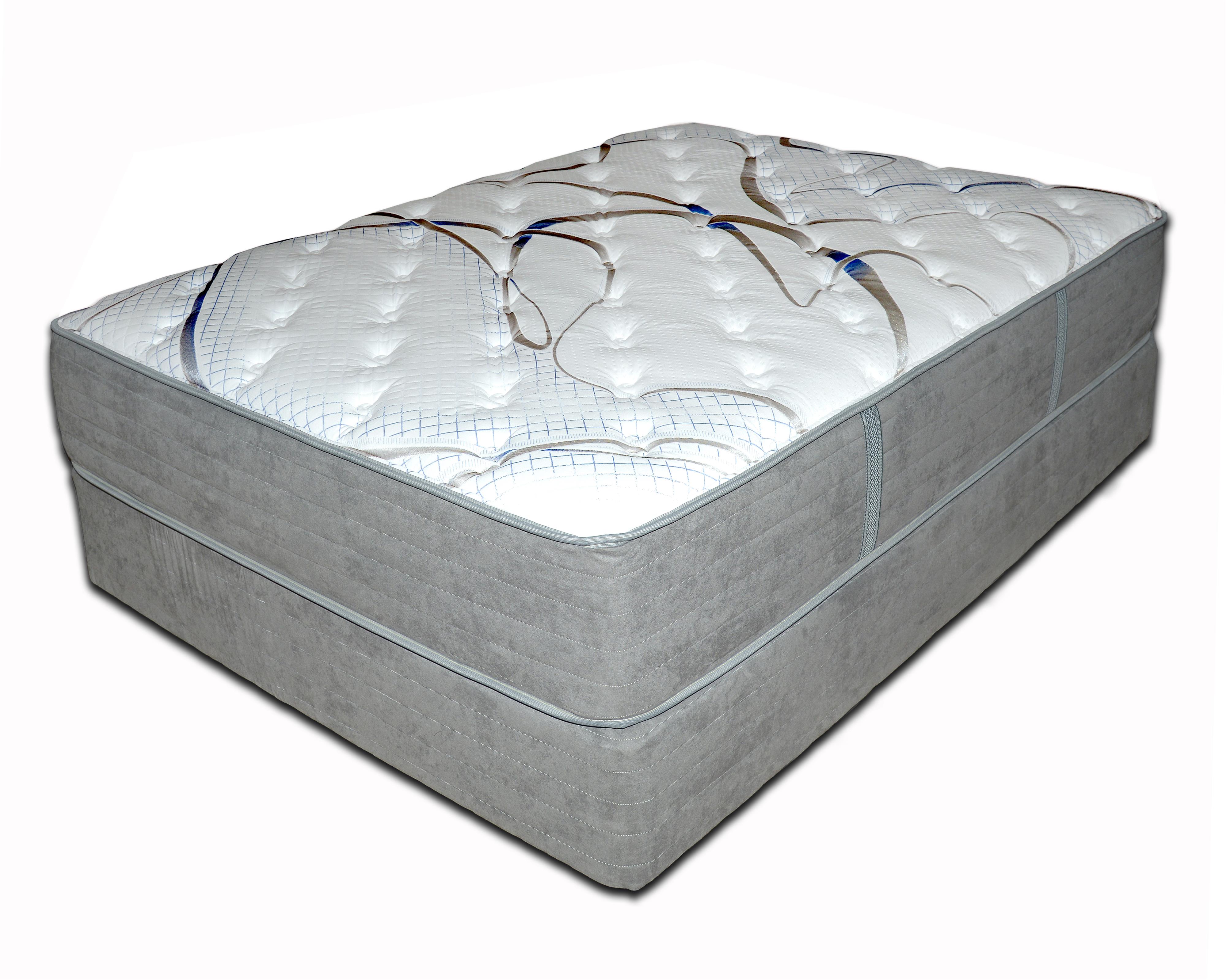 Spring Air Drake 805 PlushQ+080JQ Queen Plush 13.5" Mattress and Wood